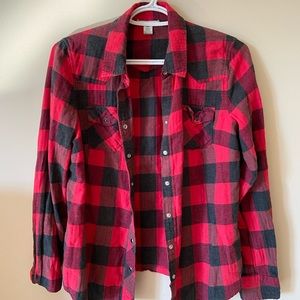 Red Checkered Flannel